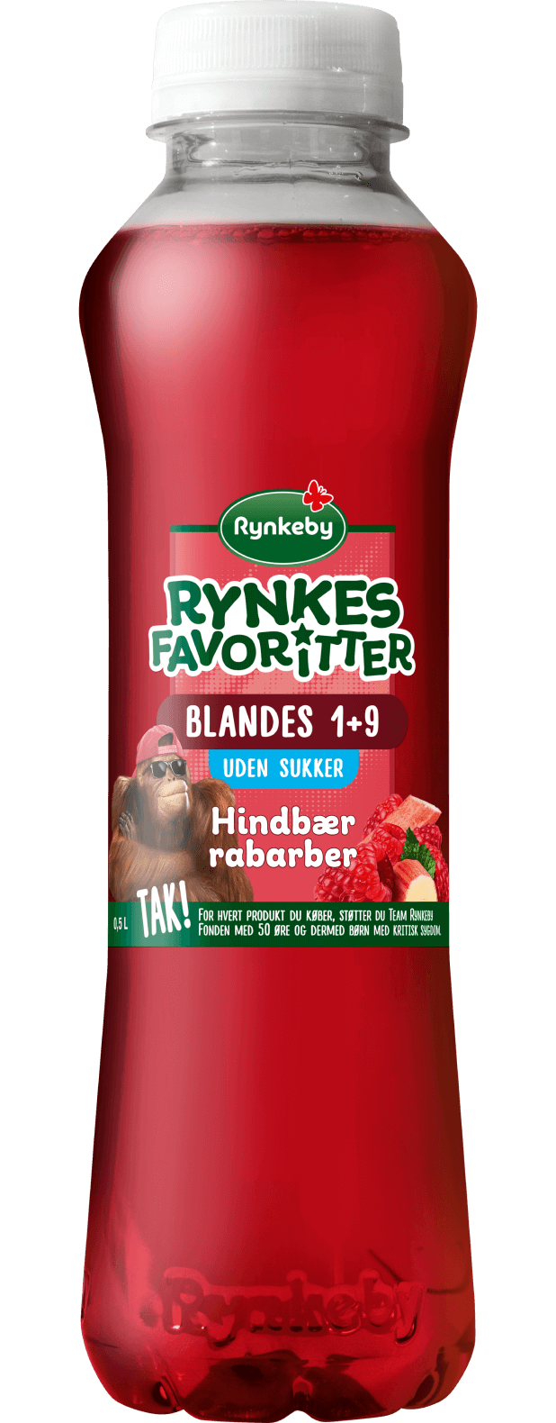 Hindbær/Rabarber 1+9