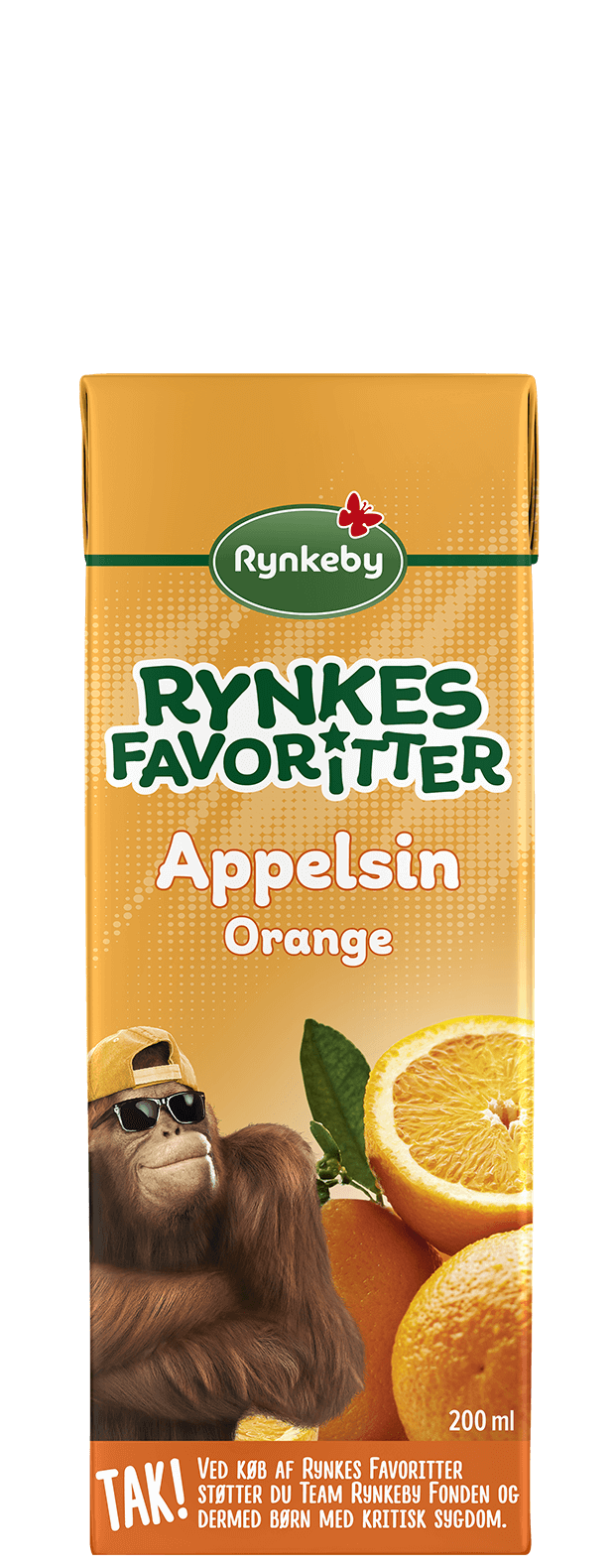Rynkes Favoritter Appelsin Frugtdrik